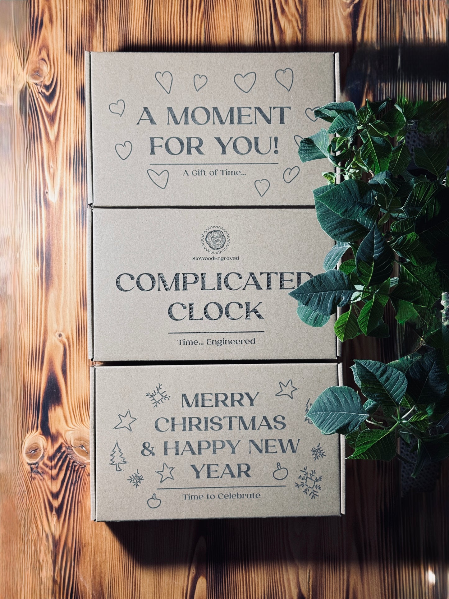 Steampunk Wooden Gear Clock Kit – Laser Cut DIY Timepiece | Functional Mechanical Art